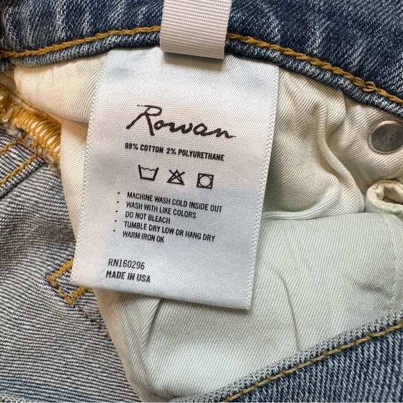 NWT, Rowan Jolene Lightwash Button Fly Jean, Sz 28 - Picture 16 of 16